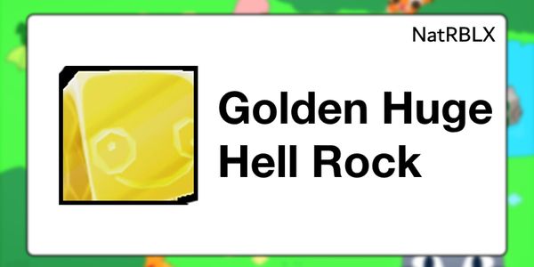 Golden Huge Hell Rock