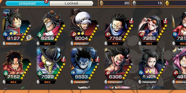 Luffy taro account lvl 96