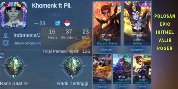POLOSAN EPIC IRITHEL VALIR, TF ROGER, WR POLOS #NI201