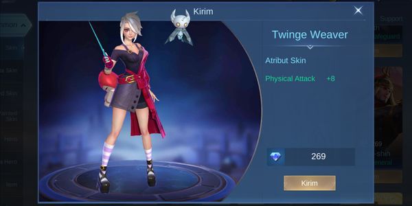 Beli Skin Twinge Weaver (Basic Skin Melissa) Mobile Legends Terlengkap ...