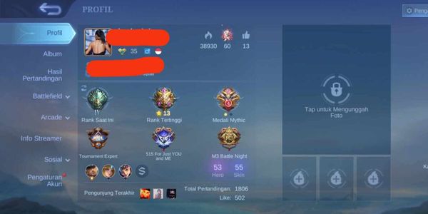HERO ACCOUNTS HAVE MANY EMBLEMS, AWESOME SKIN