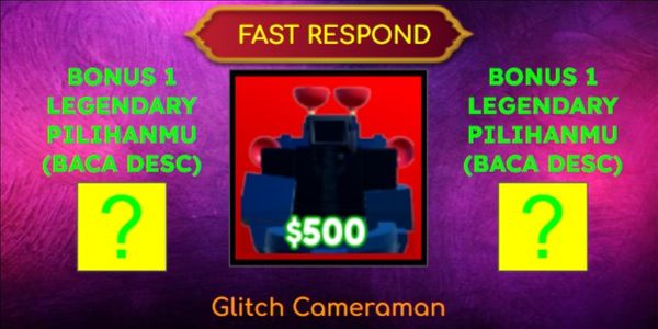 Glitch Cameraman (MYTHIC) | Toilet Tower Defense