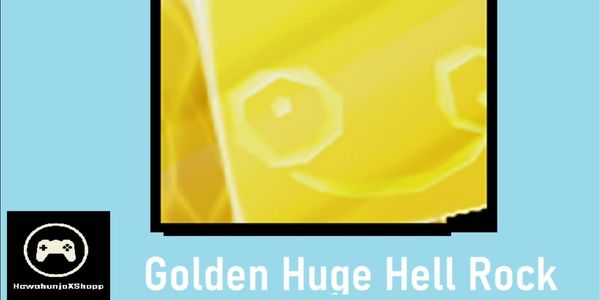 Golden Huge Hell Rock // Pet Simulator