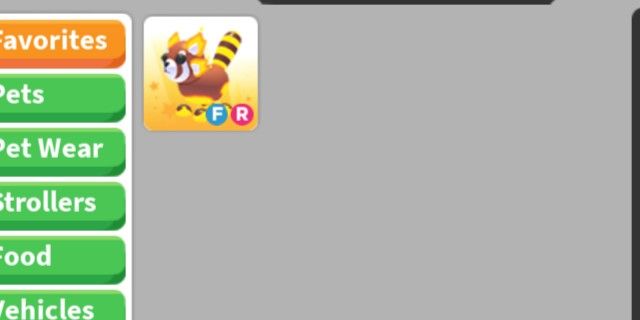 Beli Item Toasty Red Panda FR - Adopt Me (Congs Speed) Roblox