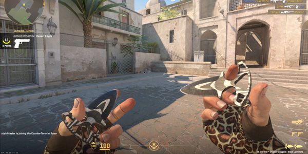 StatTrak Shadow Daggers Black Laminate (Minimum Wear)