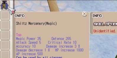 Shiltz Mercenary (Magic) +0