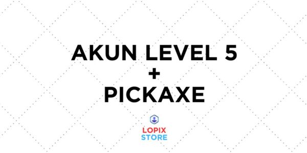 LEVEL 5 ACCOUNT + PICKAXE