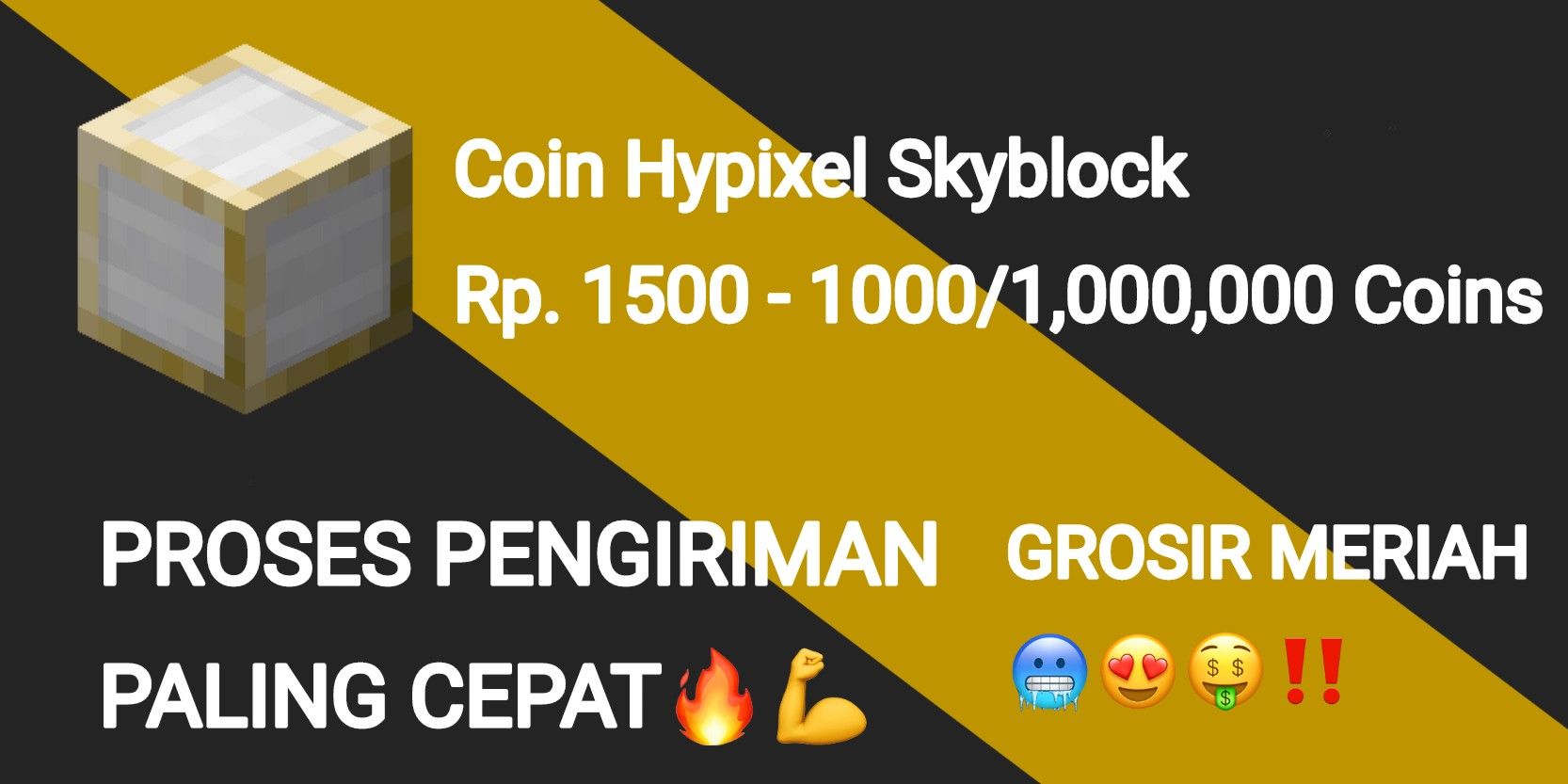 Beli Coin Hypixel Skyblock Coin MCraft Terlengkap dan Termurah januari 2026  1914633 | itemku