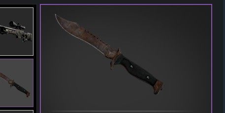 Bowie Knife | Rust Coat [Battle-Scarred]