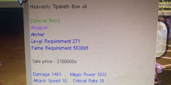 HnC Heavenly Tipareth Bow+9 tun G int x10x10