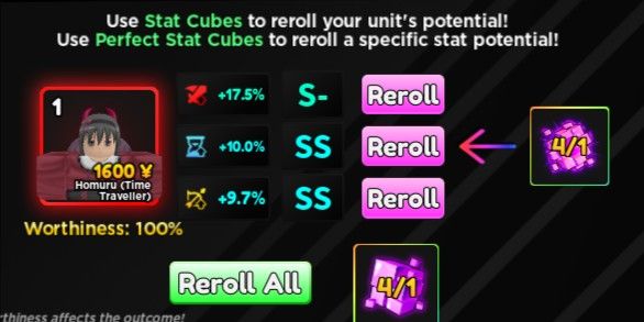 Homuru (Time Traveler) stat gg
