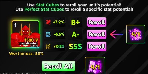 Issai (Boosted Gear) stat gg