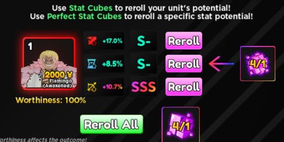 Flamingo (Awakened) stat gg
