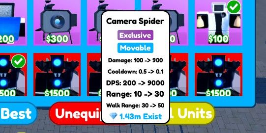 Camera Spider - Toilet Tower Defense