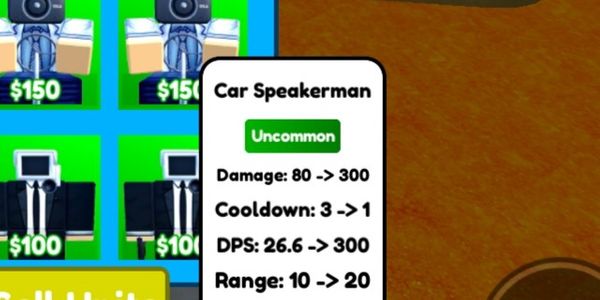 car speaker -Toilet tower defense