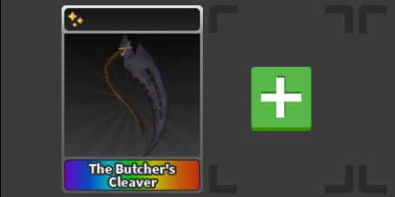 Buy Item The butcher's celaver RBL 2176842 | itemku