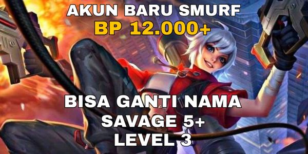 Smurf Mobile Legends Account BP 12,000+
