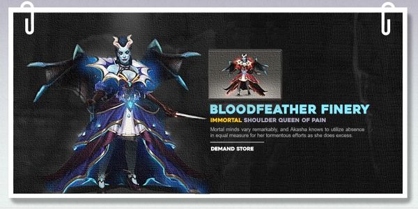 Bloodfeather Finery (Immortal Queen of pain) TI11 Bundle