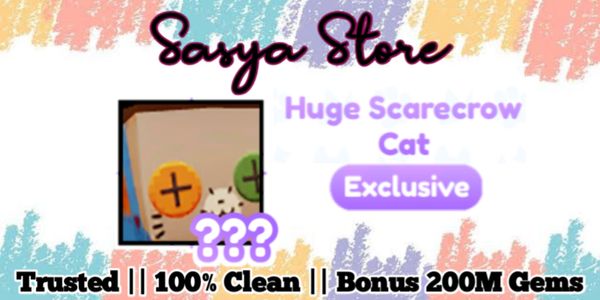 Huge Scarecrow Cat