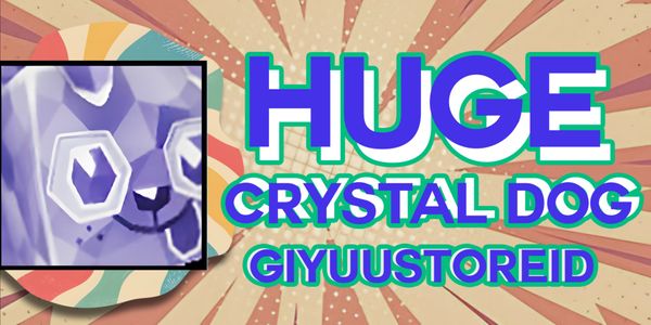 Huge Crystal Dog