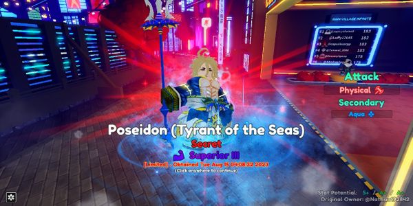 Poseidon Evo | Anime Adventure