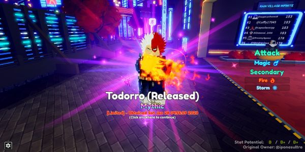 Todorro (Released) | Anime Adventure