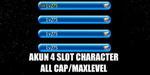 ACCOUNT 4 SLOTS CAP/MAXLEVEL PLAIN, MURMER!