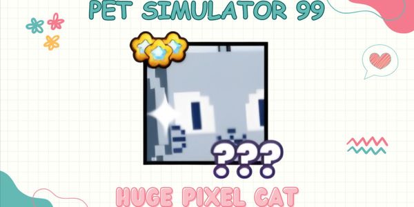 Huge Pixel Cat