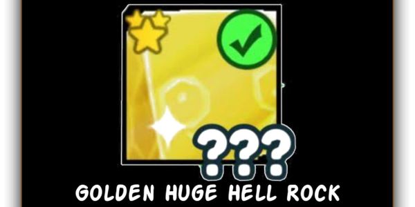 Pet Golden Huge Hell Rock