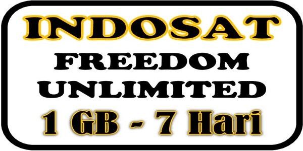 Freedom Unlimited 1GB (7 Hari)