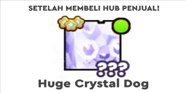 Huge Crystal Dog