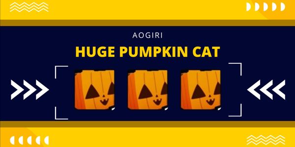 Huge Pumpkin Cat