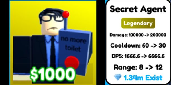 SECRET AGENT - Toilet Tower Defense