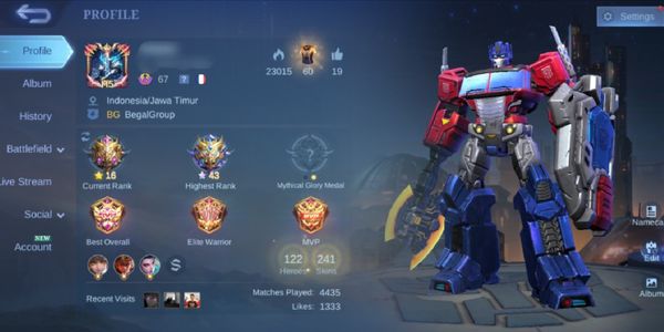 ACCOUNT SULTAN OLD TRANSFOMERS JOHNSON ANNUAL STARLIGHT KAGURA LIMIT LEOMORD RUBY ZODIAC HELCURT IRITHEL SKIN COMPLETE SEASON SKIN 241 LOT NO RECEH