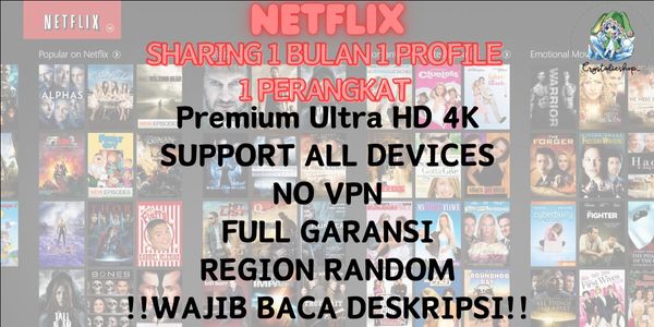 Sharing 1 Month - 1 Profile UHD (Region PK)