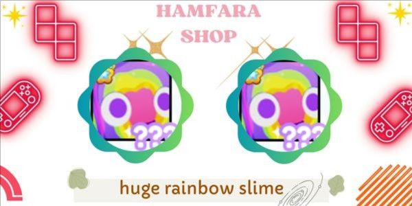 huge rainbow slime