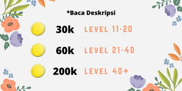 [MURAH] PAKET KOIN SEMUA LEVEL