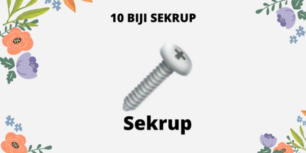 [MURAH] 10 BIJI SEKRUP