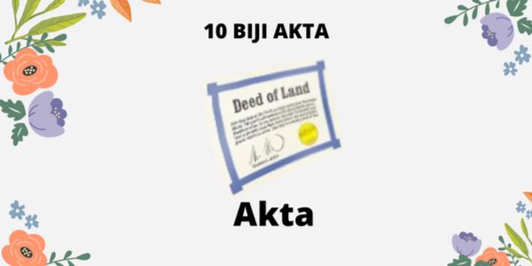 [MURAH] 10 BIJI AKTA