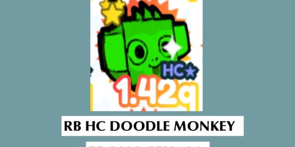 Rainbow HC Doodle Monkey