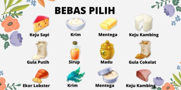[MURAH] 10 BIJI BAHAN DASAR BEBAS PILIH