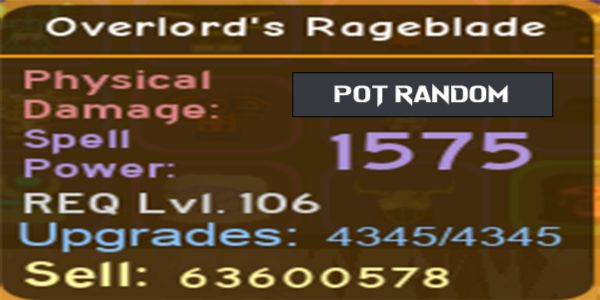 Beli Item overlord rageblade | Dungeon Quest RBL Terlengkap dan ...