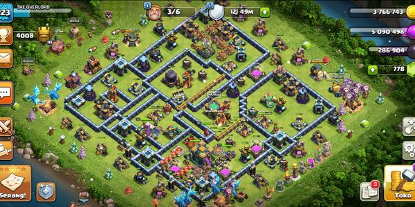 Town Hall 14 GG XP 223 SC + GP ORI SUPER SAFE - TH 14