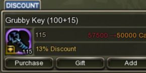 Grubby Key (100+15)
