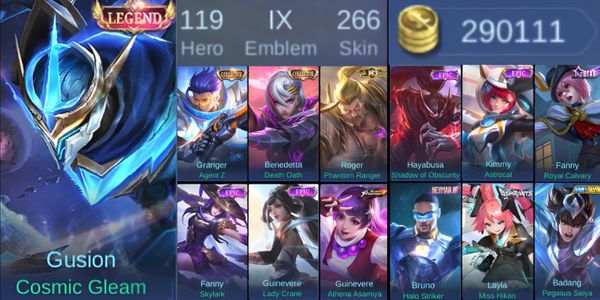Cheap GG Severe Account (There is a Skin Collector)
