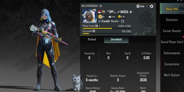 PUBG Account | 52 Clothes Set + M4 Double RP Skin ON UC 400 |