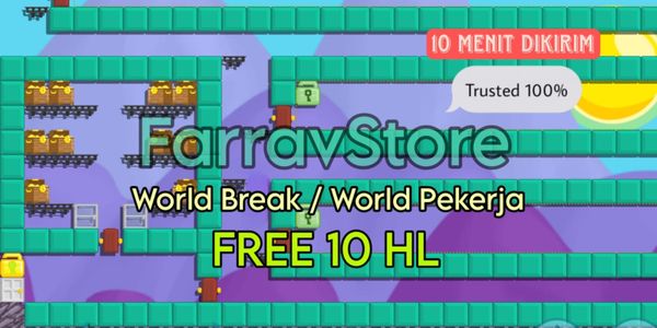 World Break atau World Kerja/Pekerja Free 10 HL [Kirim Cepat]
