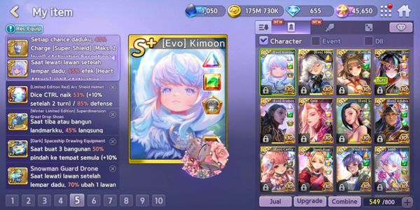 AKUN GETRICH SULTAN MURAH LEGEND GAIA, EVO KIMOON, EREBOS, ANUBIS, HARYEONG, IMO MNEMION, EVO ASLAN, EVO RUAI, EVO CATHY, EVO EVA, MOOHYUL, GENIE, DLL