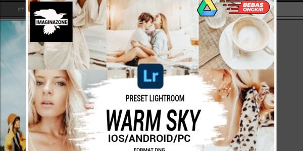 LIGHTROOM PRESET - WARM SKY | OS, ANDROID & PC