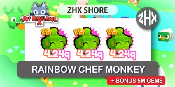 Rainbow Chef Monkey